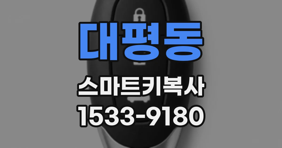 대평동 스마트키복사