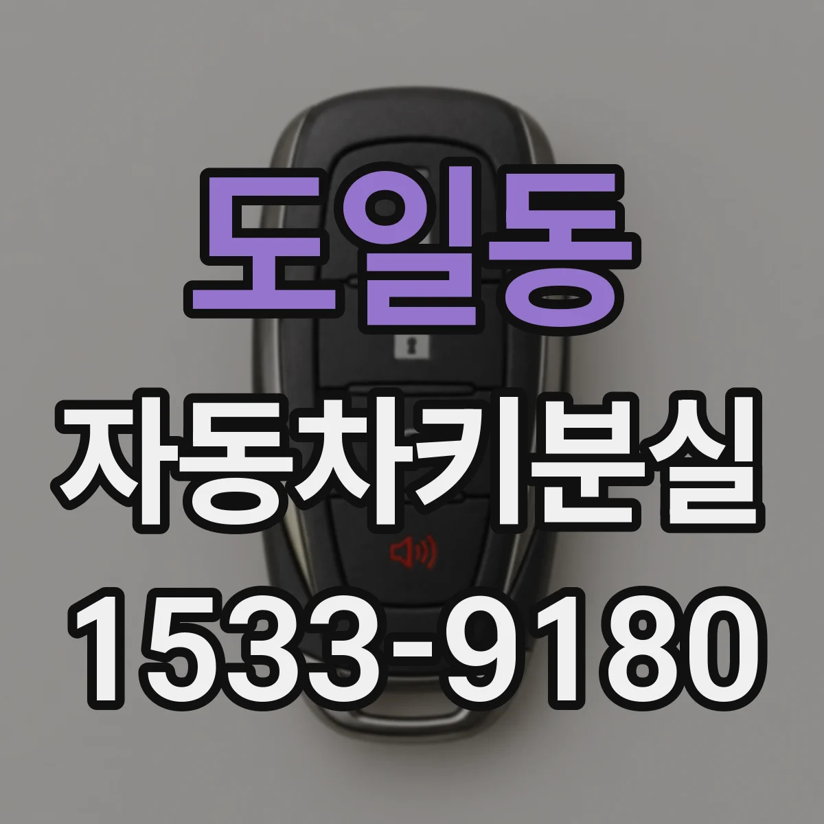 도일동 자동차키분실