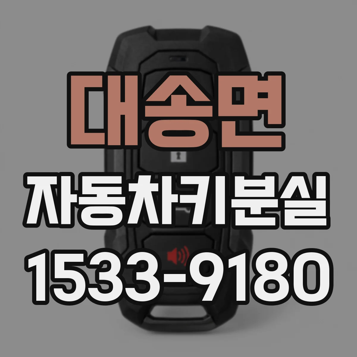 대송면 자동차키분실