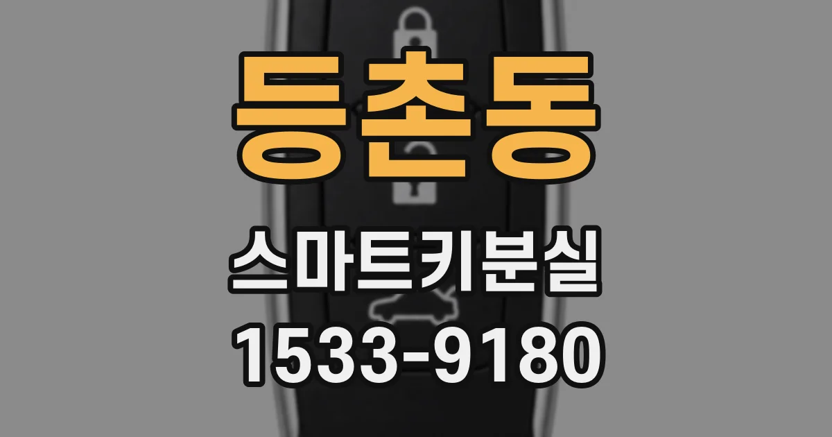 등촌동 스마트키분실