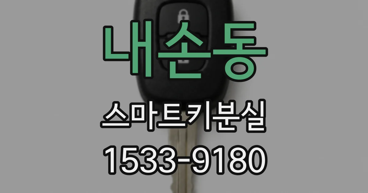 내손동 스마트키분실