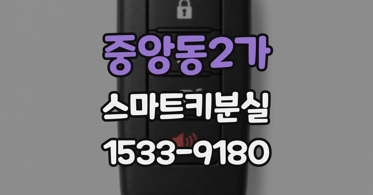 중앙동2가 스마트키분실