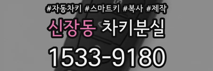 신장동 차키분실