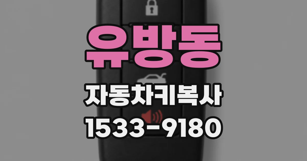 유방동 자동차키복사