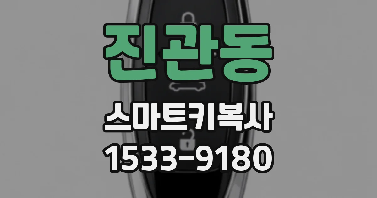진관동 스마트키복사