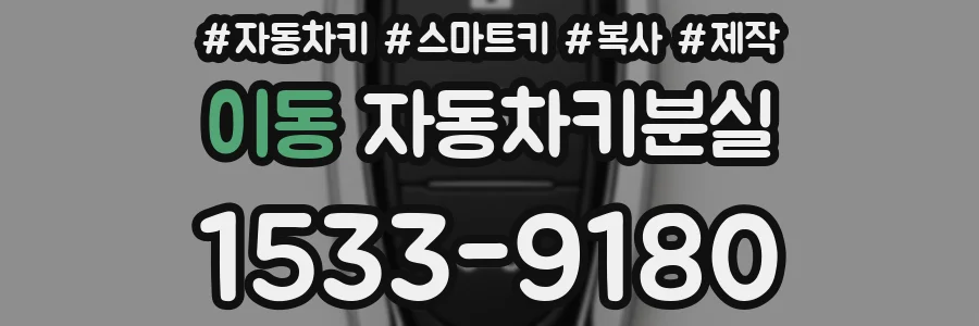 이동 자동차키분실