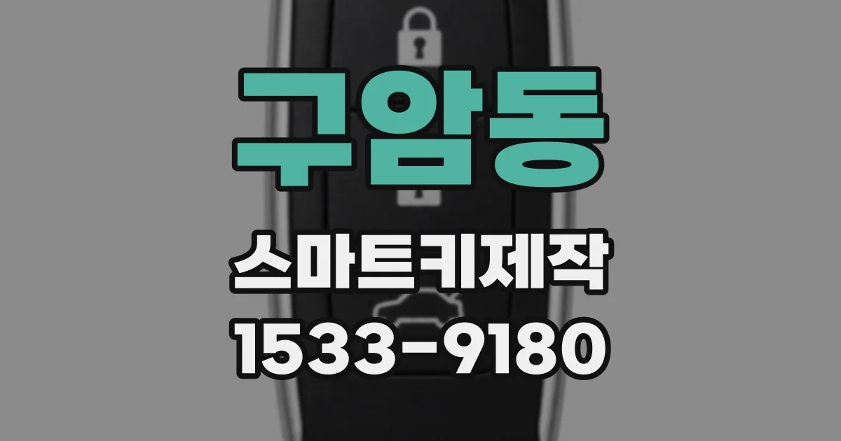구암동 스마트키제작