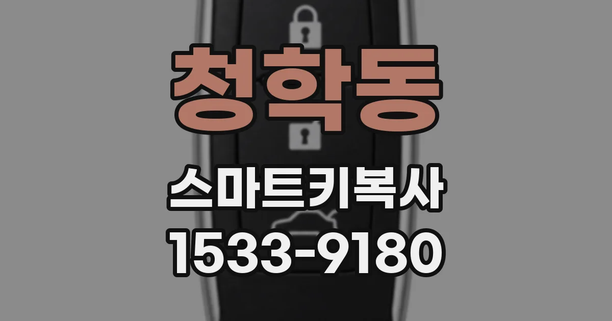 청학동 스마트키복사