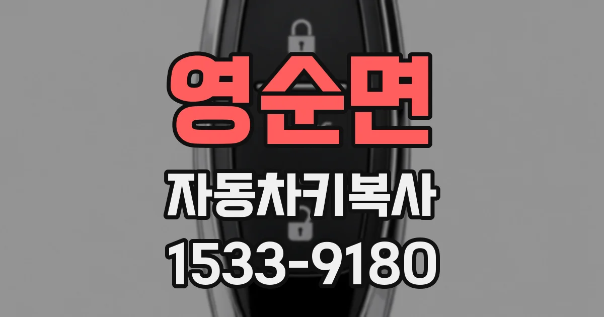 영순면 자동차키복사