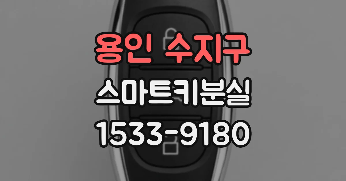 용인 수지구 스마트키분실