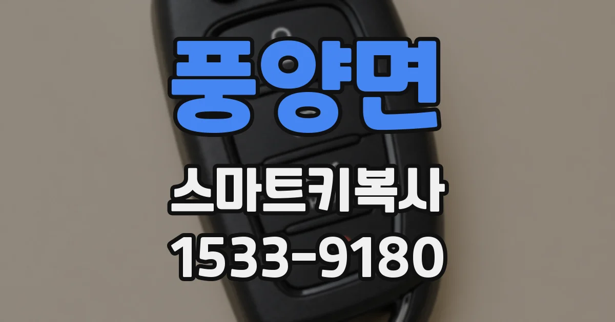 풍양면 스마트키복사