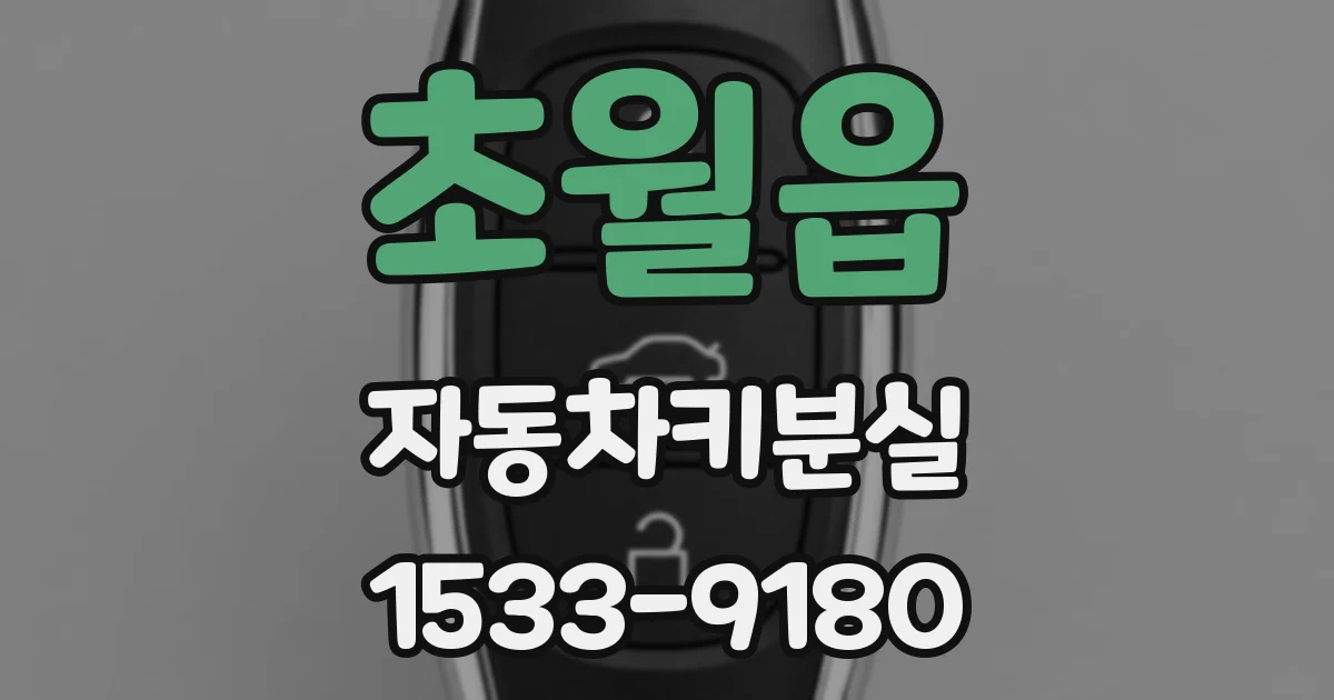 초월읍 자동차키분실