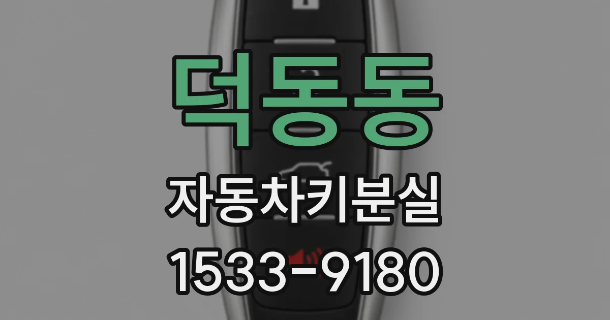 덕동동 자동차키분실