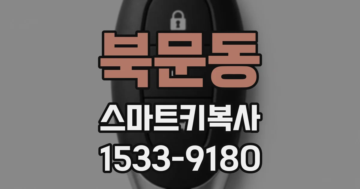 북문동 스마트키복사