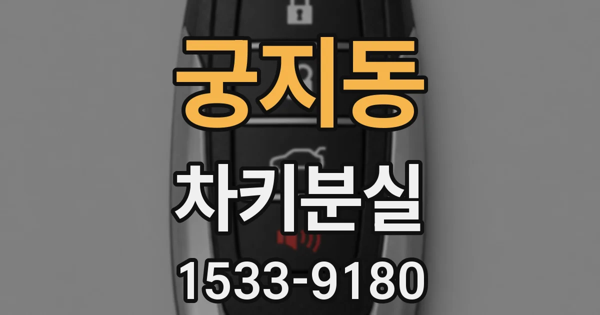 궁지동 차키분실