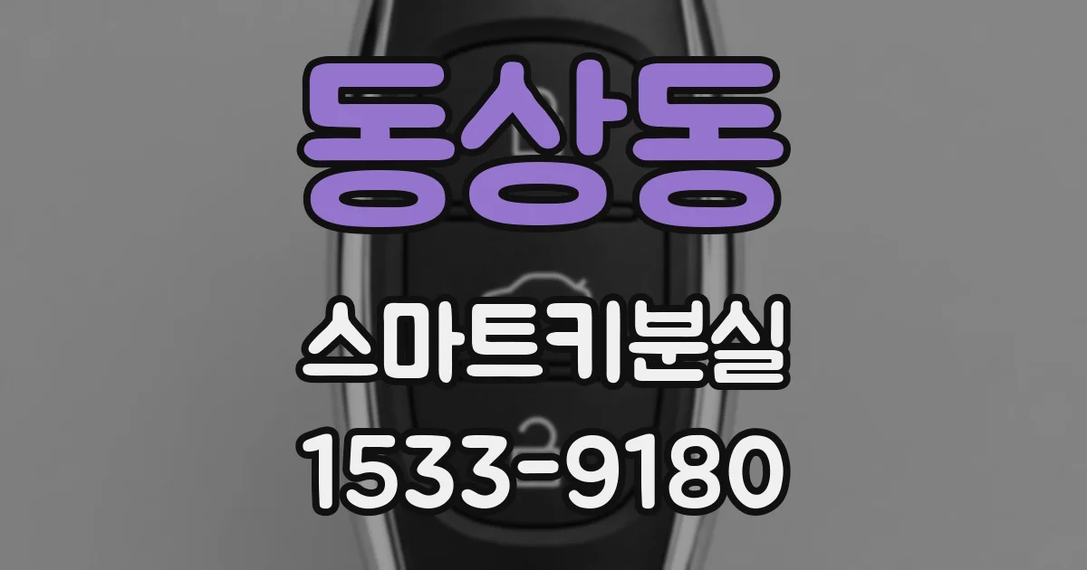 동상동 스마트키분실