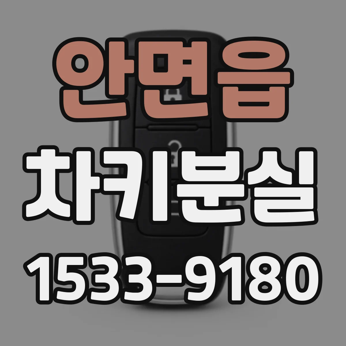 안면읍 차키분실
