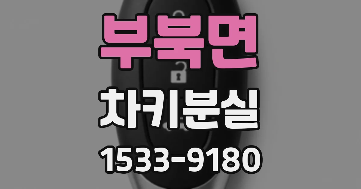 부북면 차키분실