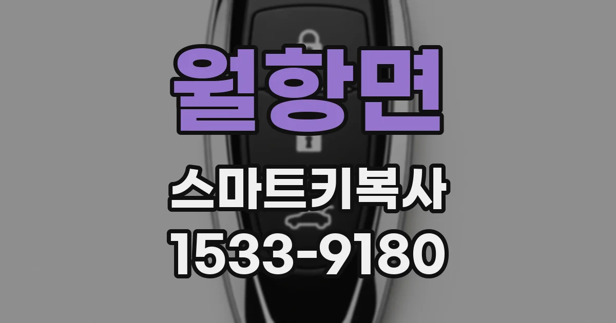월항면 스마트키복사