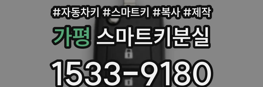 가평 스마트키분실