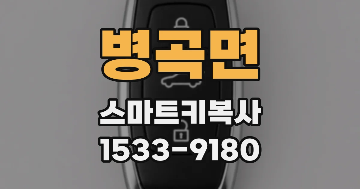 병곡면 스마트키복사