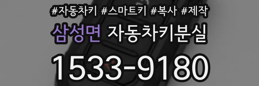 삼성면 자동차키분실