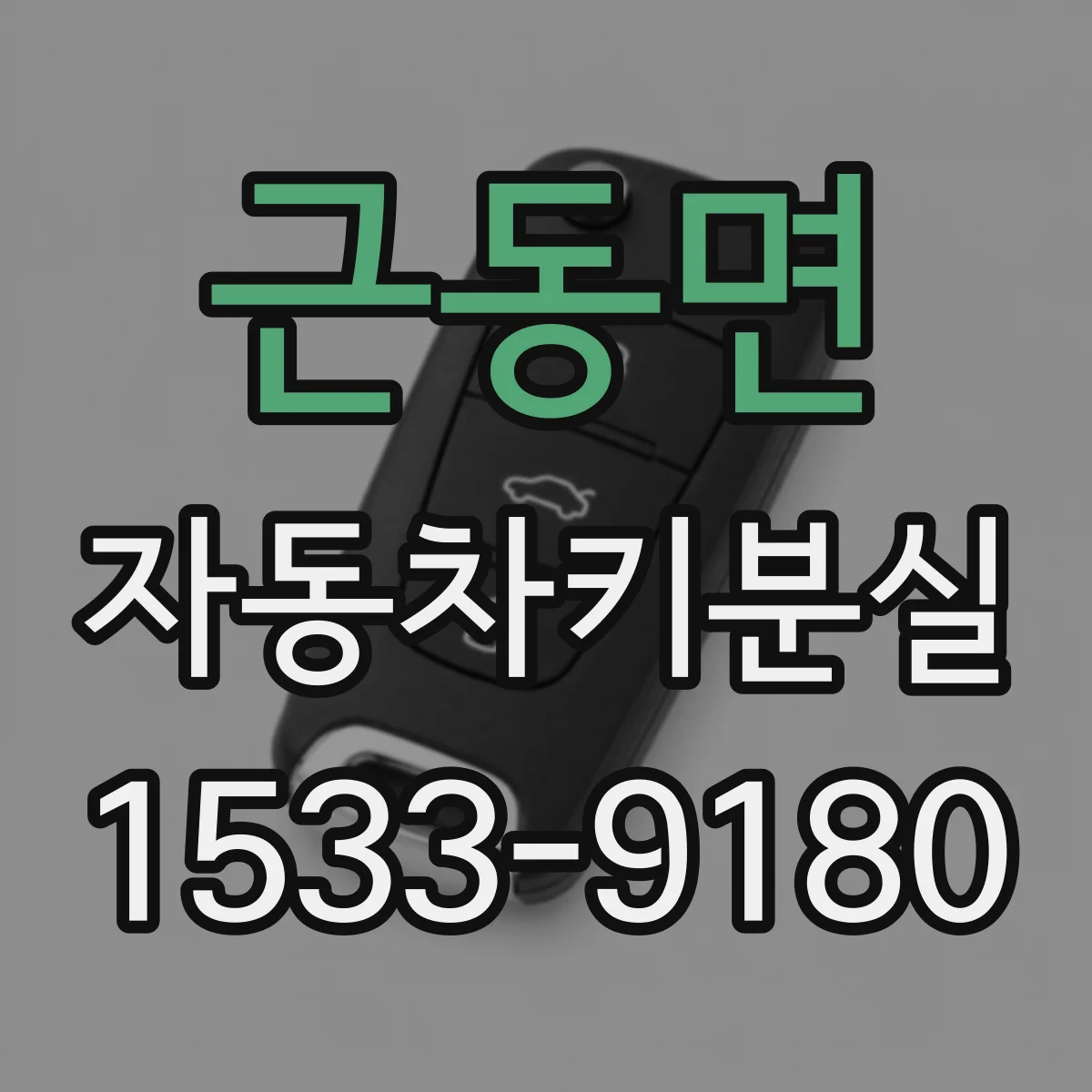 근동면 자동차키분실