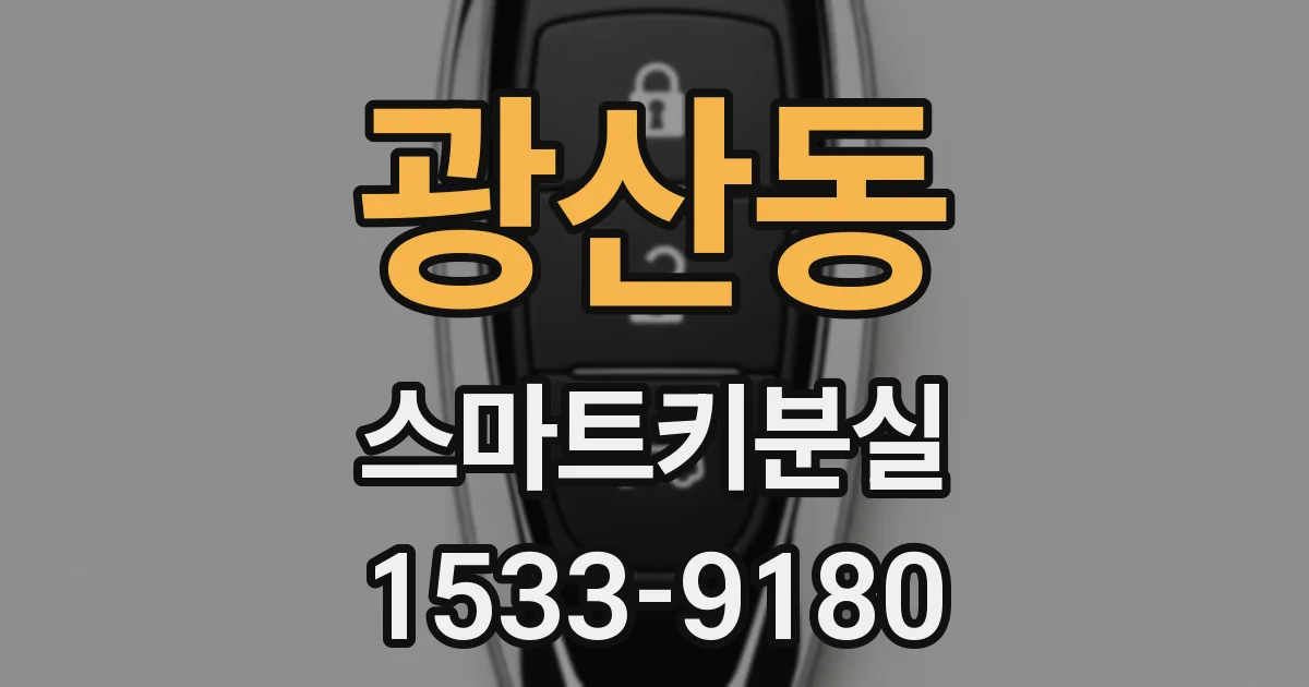 광산동 스마트키분실