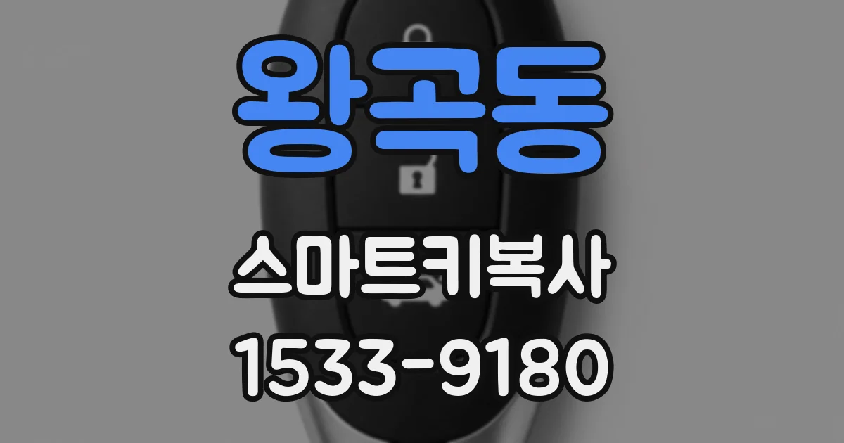 왕곡동 스마트키복사