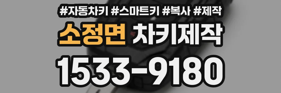 소정면 차키제작