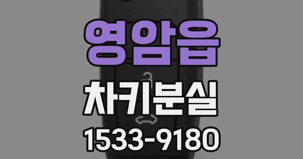 영암읍 차키분실