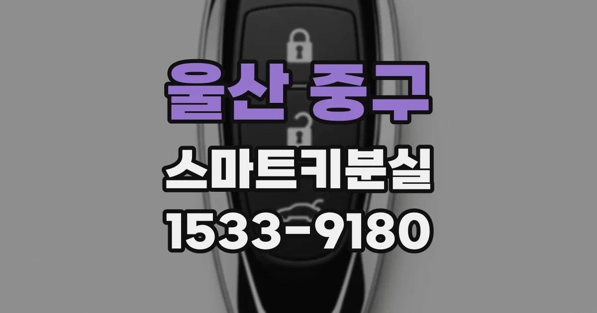 울산 중구 스마트키분실