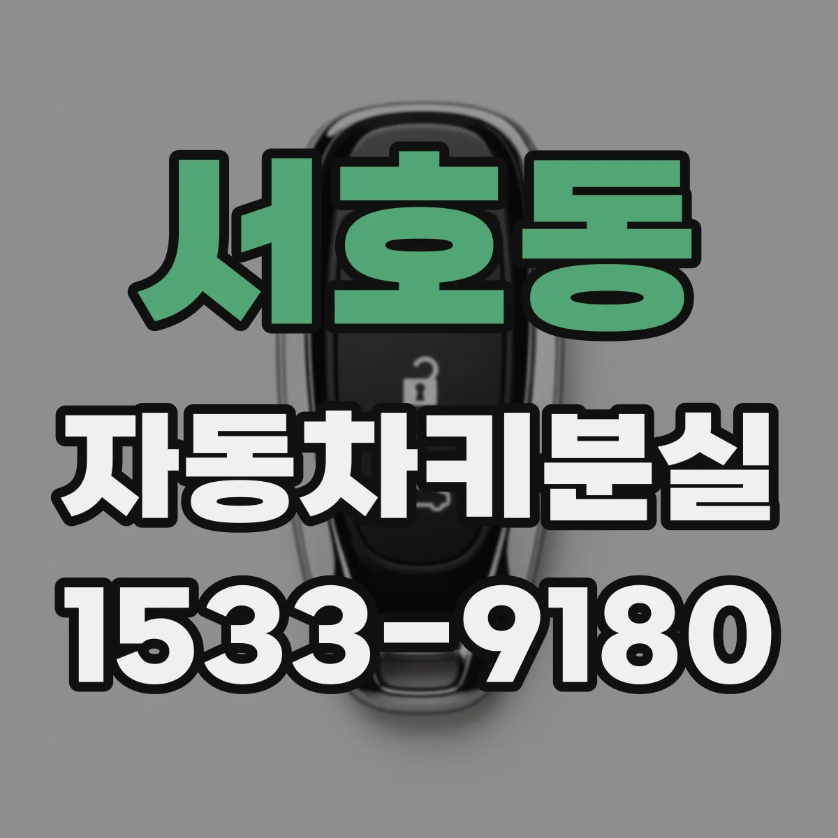 서호동 자동차키분실