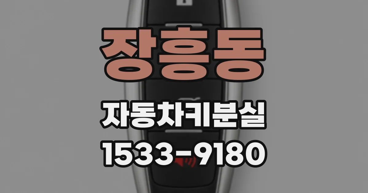 장흥동 자동차키분실