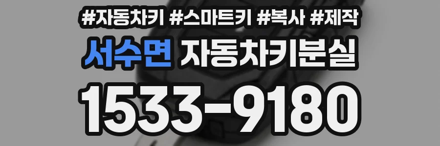 서수면 자동차키분실