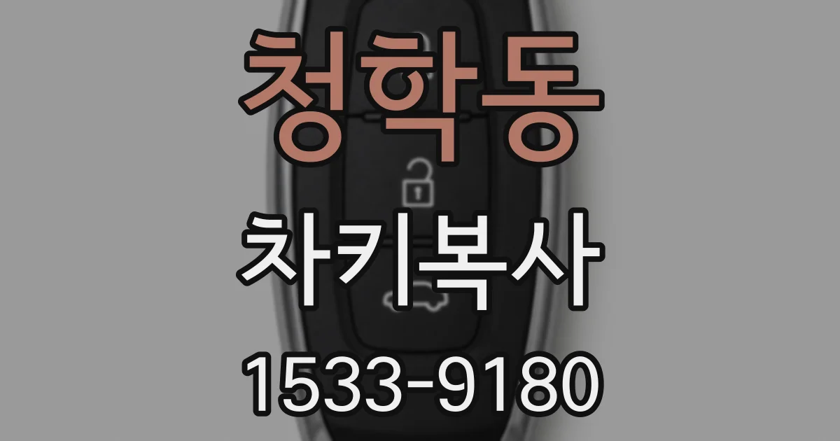 청학동 차키복사