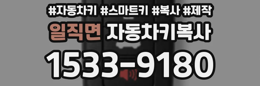 일직면 자동차키복사