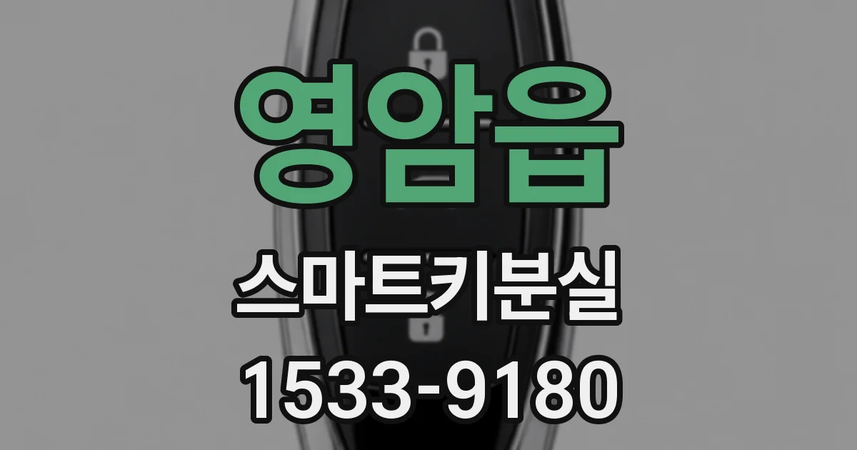 영암읍 스마트키분실
