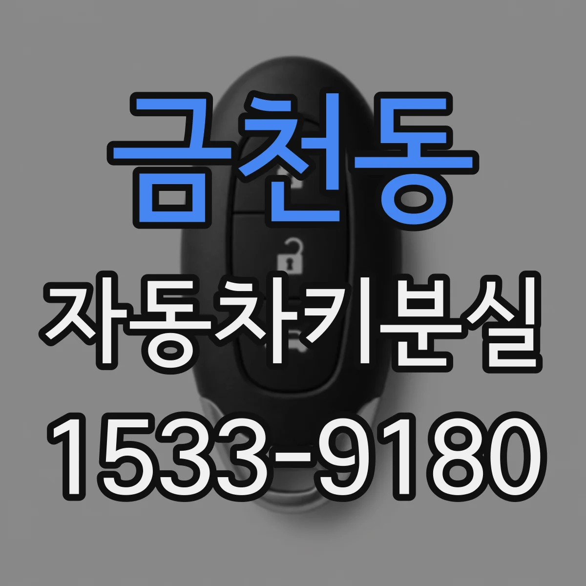 금천동 자동차키분실