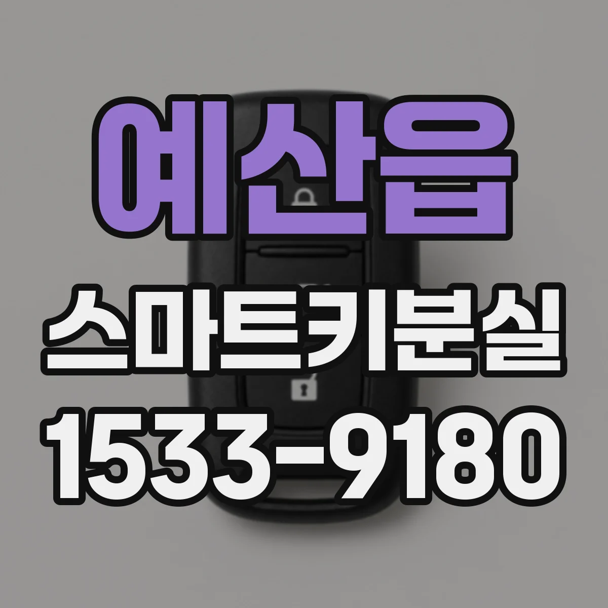 예산읍 스마트키분실