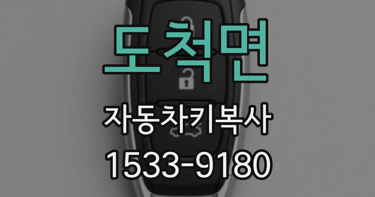 도척면 자동차키복사