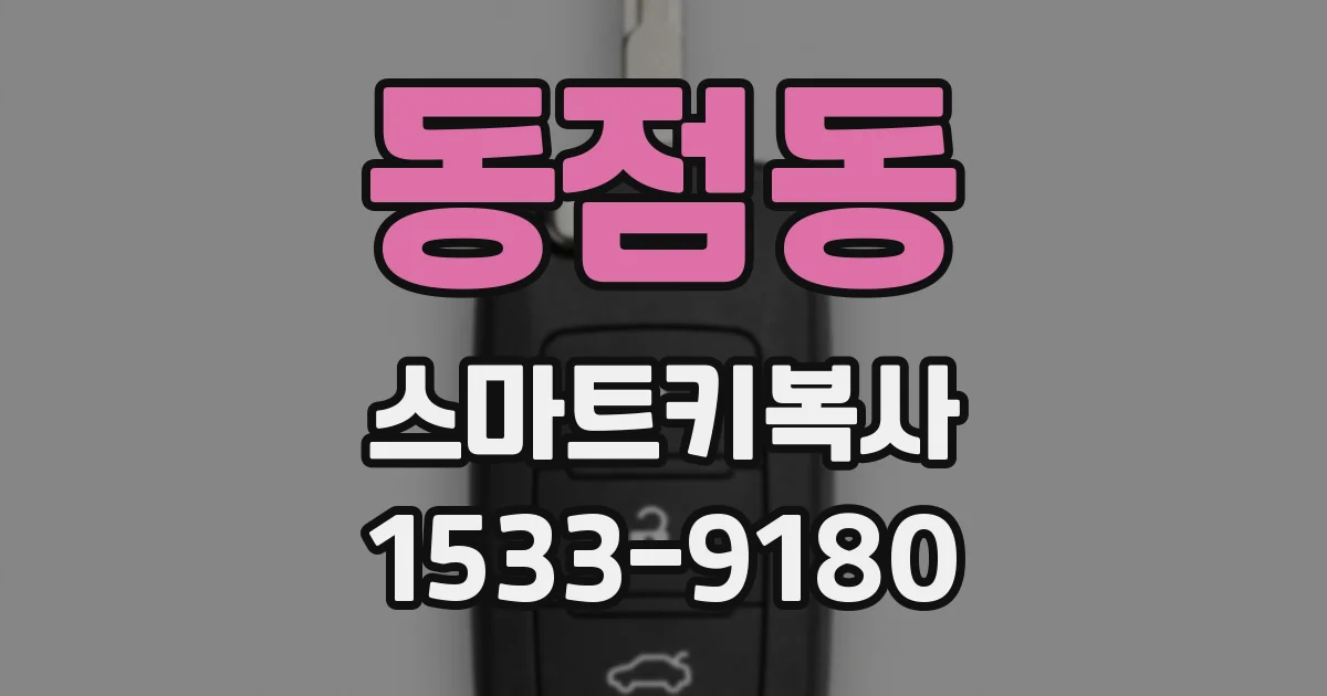 동점동 스마트키복사