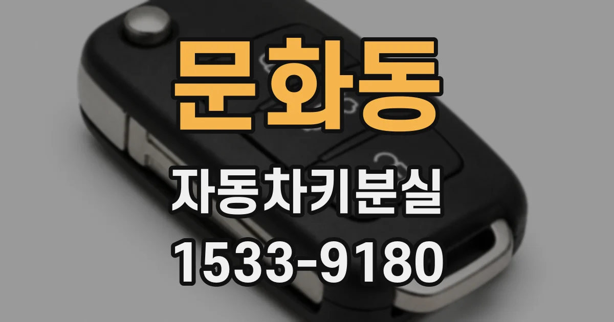 문화동 자동차키분실