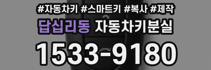 답십리동 자동차키분실