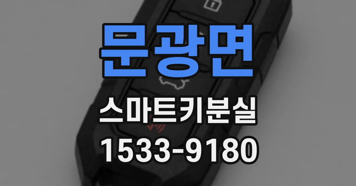 문광면 스마트키분실