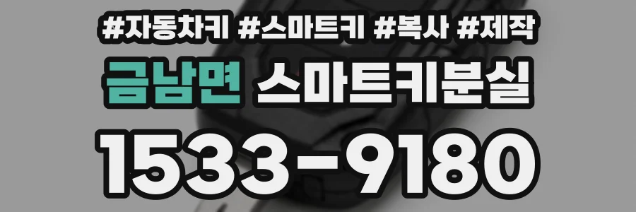 금남면 스마트키분실
