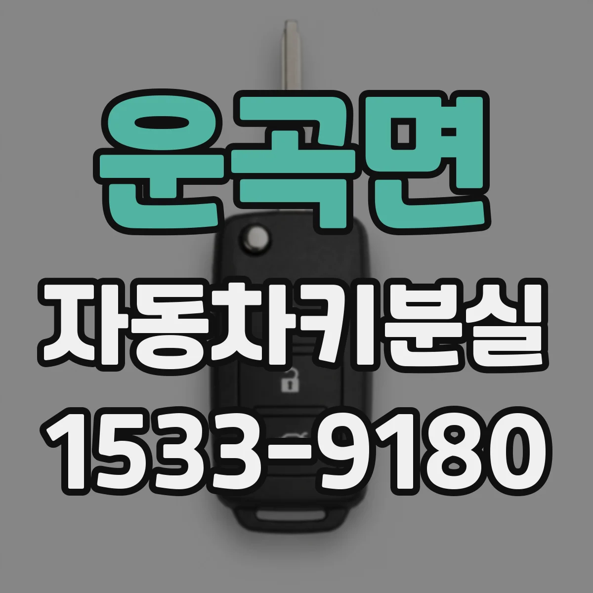 운곡면 자동차키분실