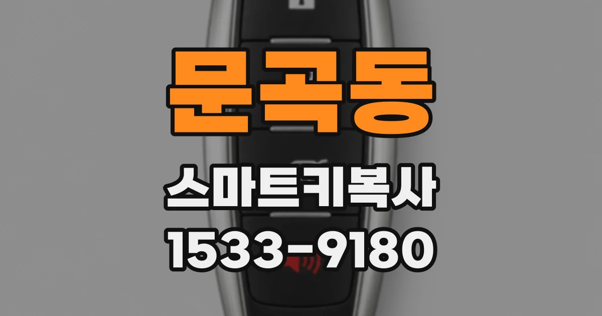 문곡동 스마트키복사