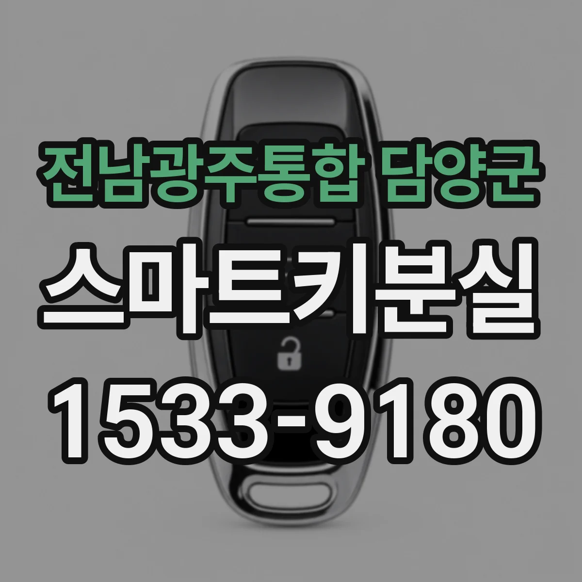 전남광주통합 담양군 스마트키분실