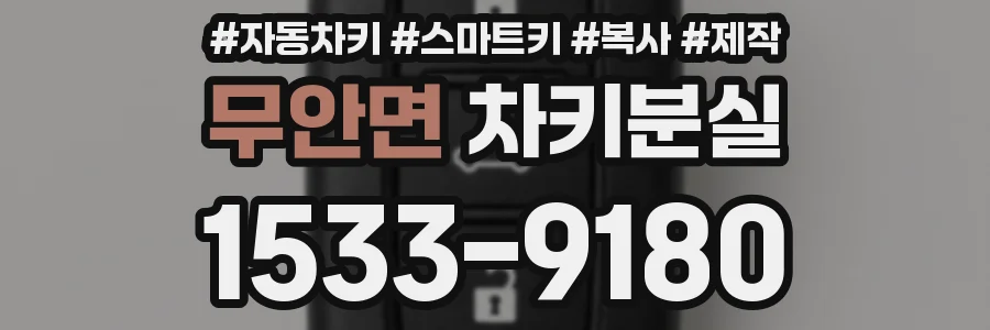 무안면 차키분실